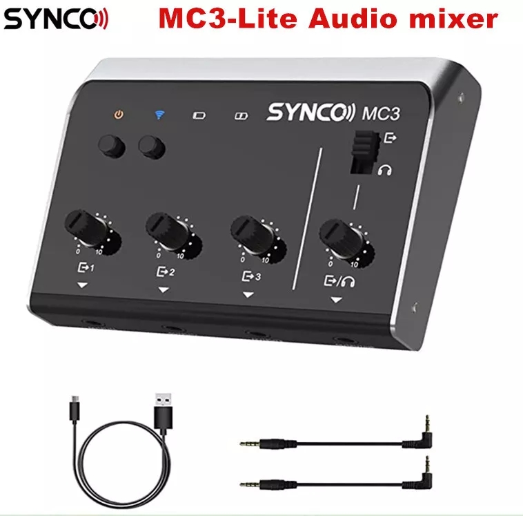 Synco MC3 Lite オーディオミキサー 4チャンネ - Photography Videos Free のレビューと価格