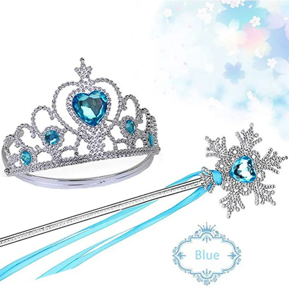 女の子エルザコスプレアクセサリー子供プリンセス雪の女王ドレス - Photography Cheat Sheet のレビューと価格
