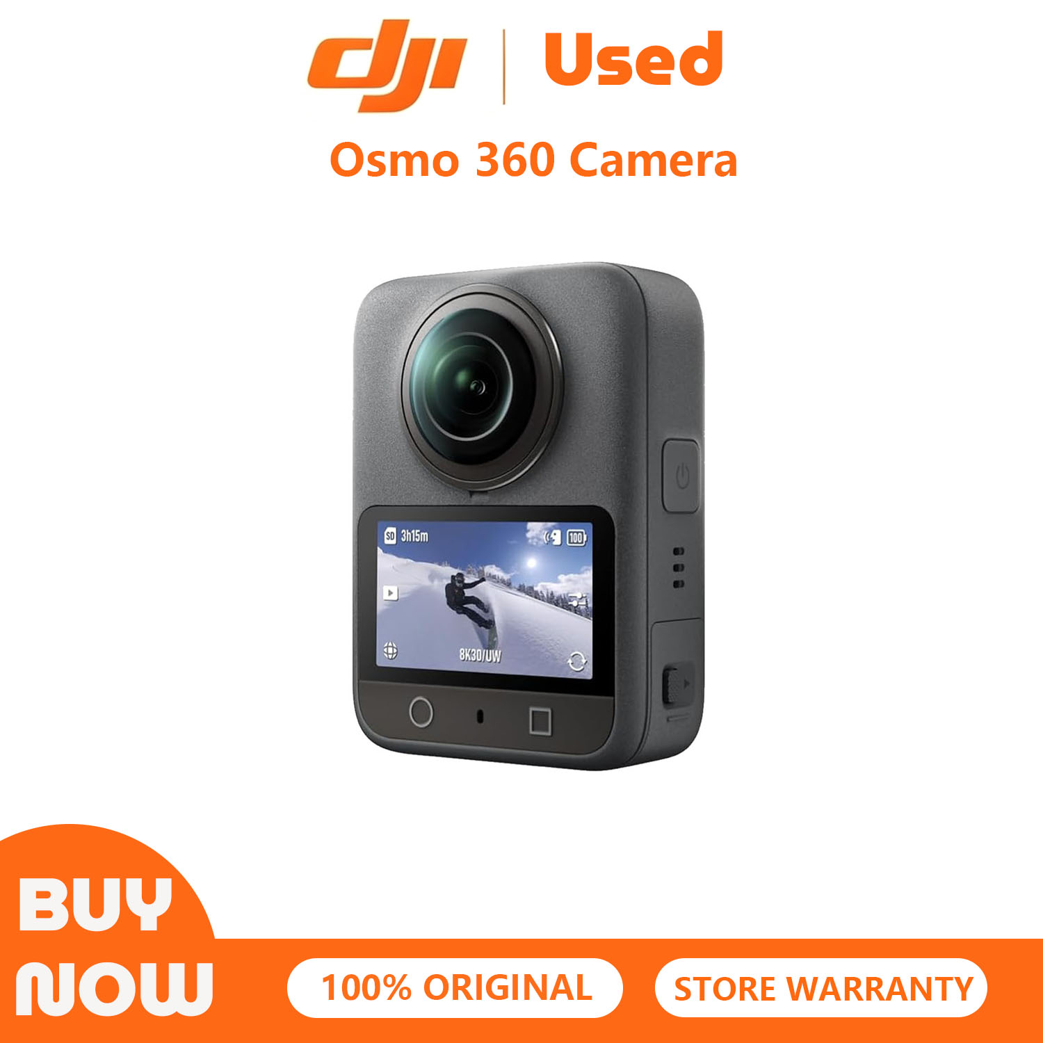 中古DJI Osmo 360カメラの再生品、1インチ360  - Photographic Memory のレビューと価格